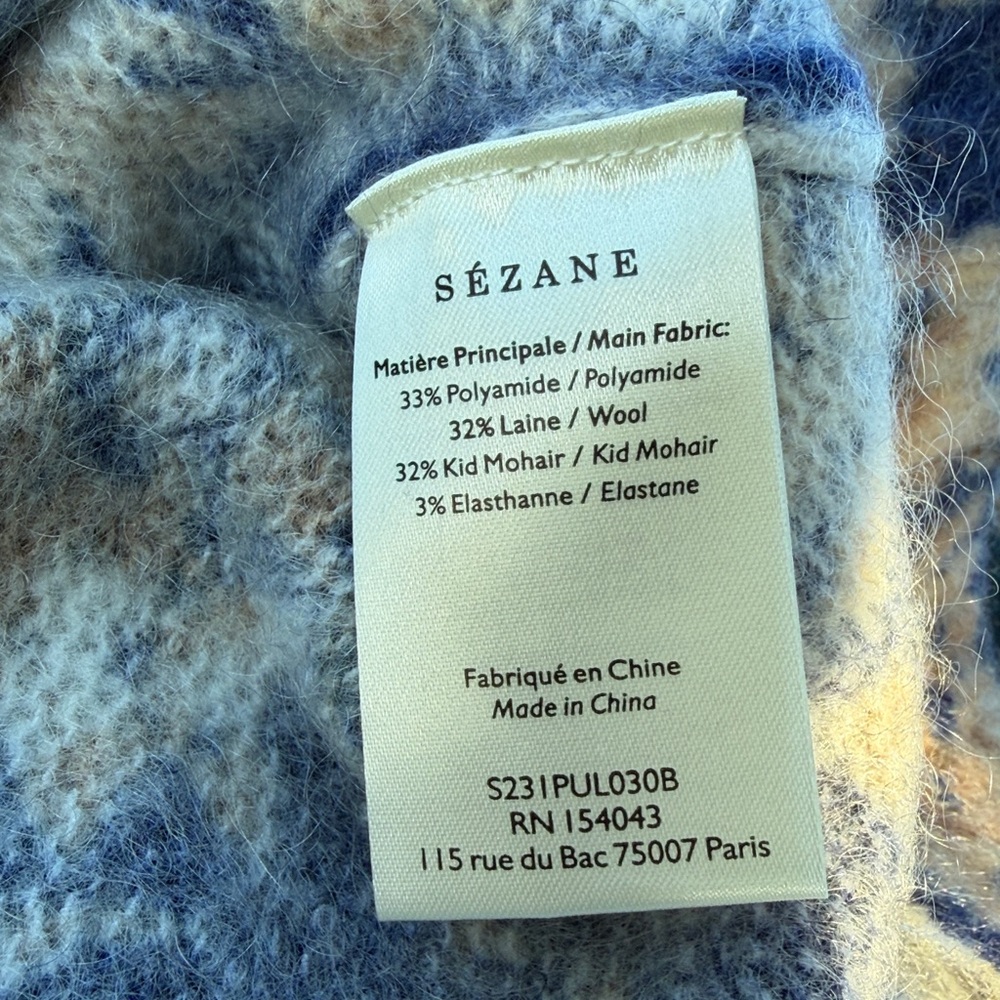 Sezane Azalee sweater size S - Picture 8 of 9